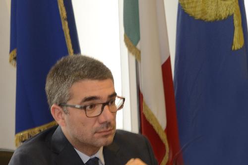 Pierpaolo Roberti (Assessore regionale Autonomie locali, Sicurezza e Politiche comunitarie) alla riunione della Commissione consultiva della minoranza linguistica slovena - Trieste 19/07/2018